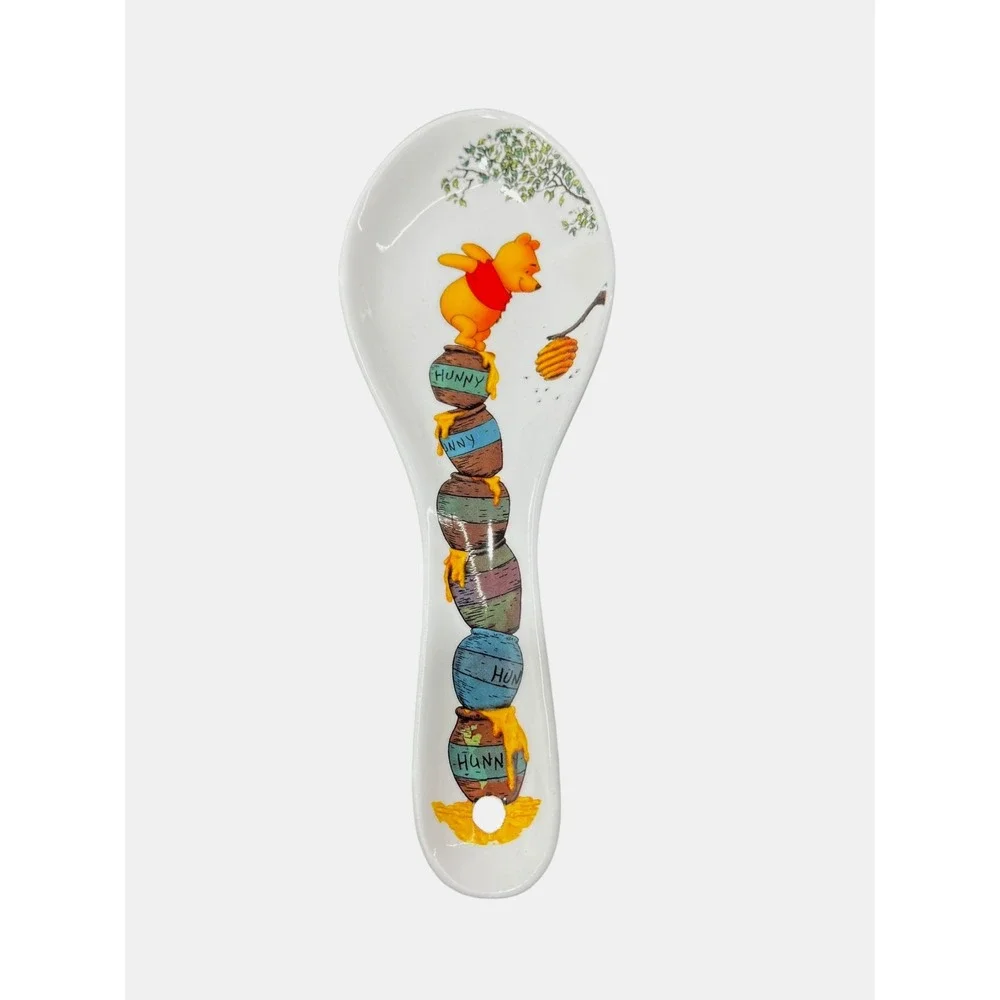 Disney Winnie the Pooh Ceramic Spoon Rest Honey Pots Tree Design Dishwasher Safe